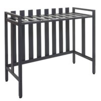 Metall Abdeckung grau für Klimaanlage und Wärmepumpe 80x90x39 cm