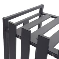 Metall Abdeckung grau für Klimaanlage und Wärmepumpe 80x90x39 cm