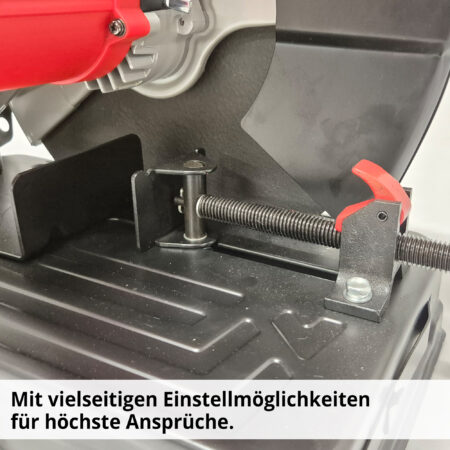 Metall-Kappsäge und Gehrungssäge mit 2600 Watt und 355-mm-Scheibe