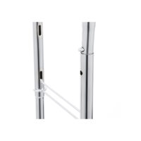 Metall-Kleiderständer Garderobenständer Heavy 110kg 129-169cm Chrom.