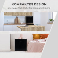 Ein Mini-Gefrierschrank und Gefrierer mit 35 Litern Fassungsvermögen und Temperaturregelung.