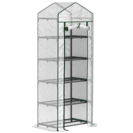 Mini-Gewächshaus für Pflanzen und Gemüse für Garten und Balkon