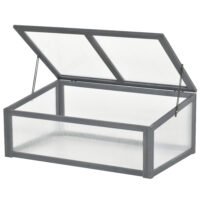 Mini-Gewächshaus klein mit Polycarbonat lichtdurchlässig für Garten