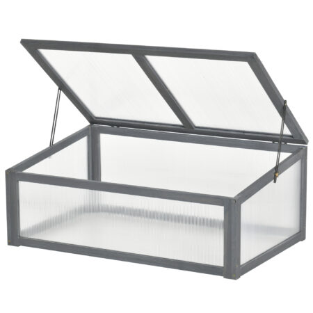 Mini-Gewächshaus klein mit Polycarbonat lichtdurchlässig für Garten