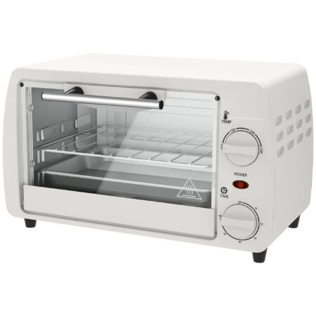 Mini-Ofen Toasterofen mit Timer 10L cremeweiss