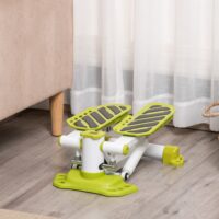 Gelber Mini Stepper mit LCD-Anzeige und rutschfester Oberfläche für Hometraining.