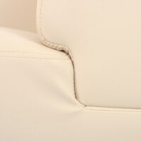 Modular Seitenteil rechts Sessel Armlehne Lyon Kunstleder creme