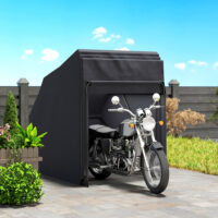 Motorrad Abdeckplane XXL wasserdicht outdoor winterfest schwarz