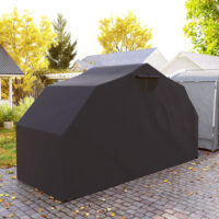 Motorrad Abdeckplane XXL wasserdicht outdoor winterfest schwarz