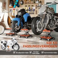 Motorradheber höhenverstellbar für Motorräder 500kg aus Stahl
