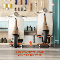 Motorradheber höhenverstellbar für Motorräder 500kg aus Stahl