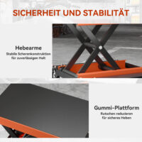 Motorradheber höhenverstellbar für Motorräder 500kg aus Stahl