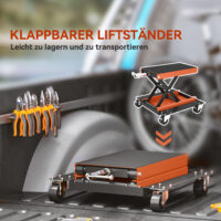 Motorradheber höhenverstellbar für Motorräder 500kg aus Stahl
