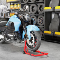 Motorradständer Set Motorradheber vorne bis 544kg Stahl