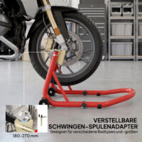 Motorradständer Set Motorradheber vorne bis 544kg Stahl