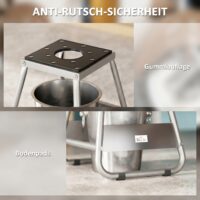 Motorradständer Universal bis 500kg aus Stahl grau