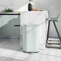 Mülleimer Treteimer mit Deckel und Soft-Close 30L grün