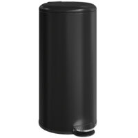 Mülleimer Treteimer mit Deckel Soft Close Inneneimer 30L schwarz