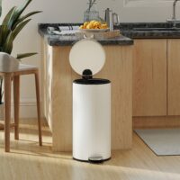 Mülleimer Treteimer mit Softclose und Pedal 30L schwarz