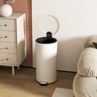 Mülleimer Treteimer mit Softclose und Pedal 30L schwarz