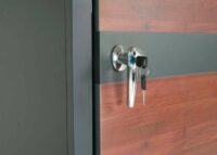 Mülltonnenbox 2er aus Metall anthrazit dunkelbraun mit Pflanzkasten