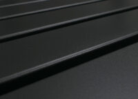 Mülltonnenbox Metall anthrazit 2er mit Deckel für Außenbereich