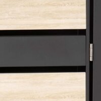 Mülltonnenbox aus Metall anthrazit mit Pflanzkasten 2er Set in Holzoptik