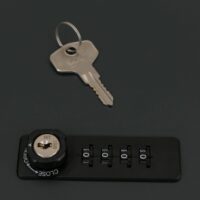 Mülltonnenbox 4er Metall anthrazit helle Holzoptik mit Deckel