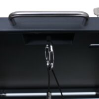 Mülltonnenverkleidung 4er aus Stahl anthrazit 117x265x80 cm