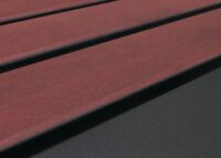 Mülltonnenbox Metall anthrazit Holzoptik mit Pflanzkasten