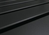 Mülltonnenbox Metall anthrazit mit Pflanzkasten 125x68x84 cm