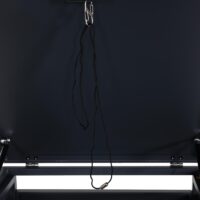 Mülltonnenbox aus Stahl anthrazit für 2 Tonnen erweiterbar