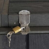 Mülltonnenbox XL anthrazit in Holzoptik erweiterbar und wetterfest