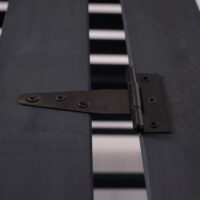 XL Mülltonnenbox aus Massivholz anthrazit erweiterbar für 1–2 Tonnen