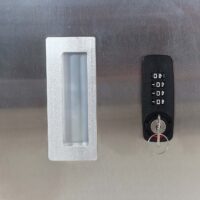 Mülltonnenverkleidung aus Edelstahl erweiterbar 103x60x62 cm