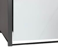 Mülltonnenverkleidung aus Metall anthrazit-marmor erweiterbar