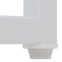 Nachttisch Kommode Beistelltisch Schublade Metall 50x43x41cm weiss