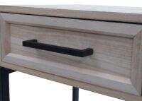 Nachttisch Kommode Beistelltisch Schublade Shabby-Look 59x43x36cm natur
