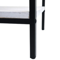Nachttisch Kommode Beistelltisch Schublade Shabby-Look 59x43x36cm weiss