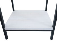Nachttisch Kommode Beistelltisch Schublade Shabby-Look 59x43x36cm weiss