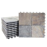 Naturstein Bodenfliese Granit bunt 30x30 cm Balkon Terrasse