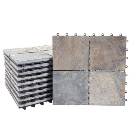 Naturstein Bodenfliese Granit bunt 30x30 cm Balkon Terrasse