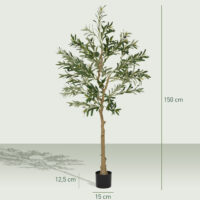 Olivenbaum künstlich mit Topf als Dekopflanze 150cm