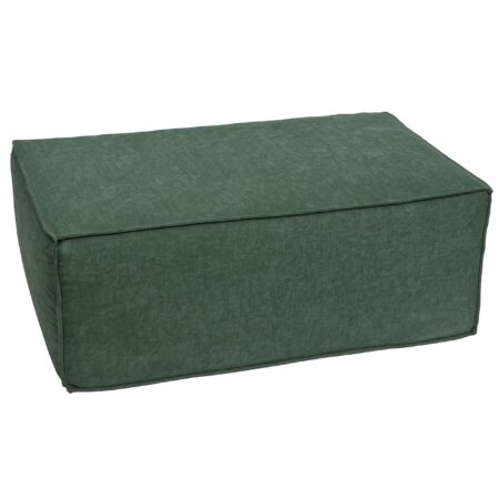 Ottomane Fussablage Recamiere Chaiselongue Stoff 38x97x70cm grün