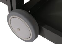 Outdoor-Küche Aluminium 3-teilig Garten anthrazit Holzoptik