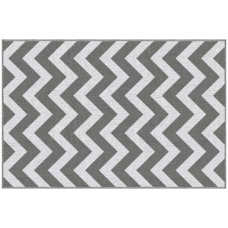 Outdoor-Teppich wasserdicht wendbar 121x182cm Kunststoff