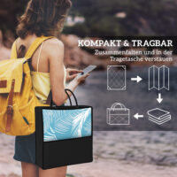 Outdoor Teppich wetterfest wendbar gross mit Tragetasche