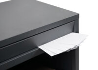 Paketkasten Paketbox, Paketbriefkasten Briefkasten Edelstahl anthrazit