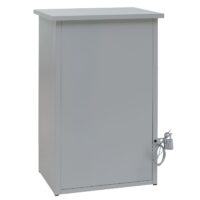 Paketkasten Paketbox Paketstation Briefkasten 2 Fächer 78x49x38cm hellgrau