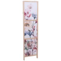 Paravent Trennwand Sichtschutz Raumtrennung Naturmotiv 170x137cm Blumen